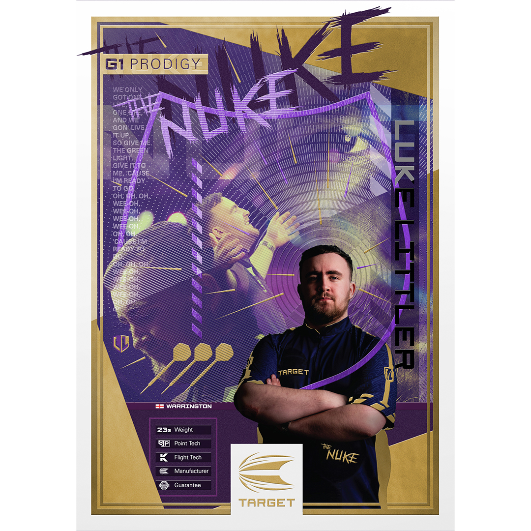 Target Luke Littler G1 Prodigy 95% Swiss Tikat - Image 5