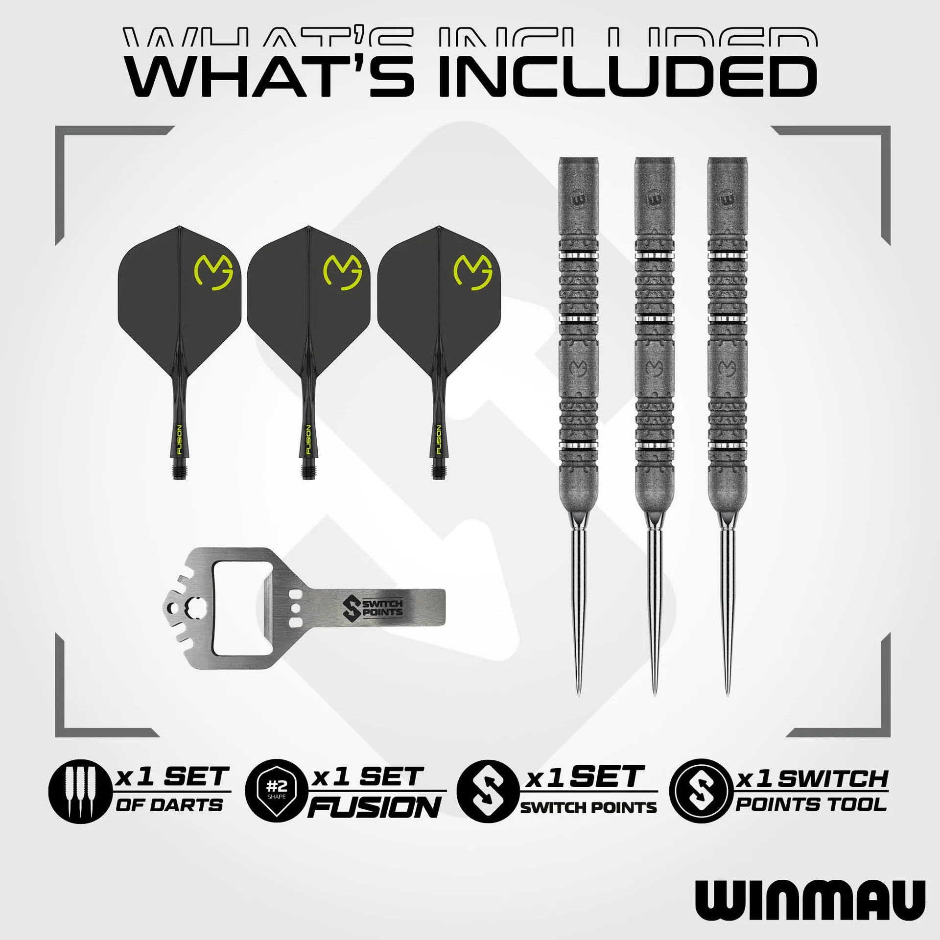 Winmau MvG Signature Edition Switch Point 90% Tikat - Image 2